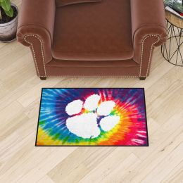 Clemson Tigers Tie Dye Starter Doormat - 19 x 30