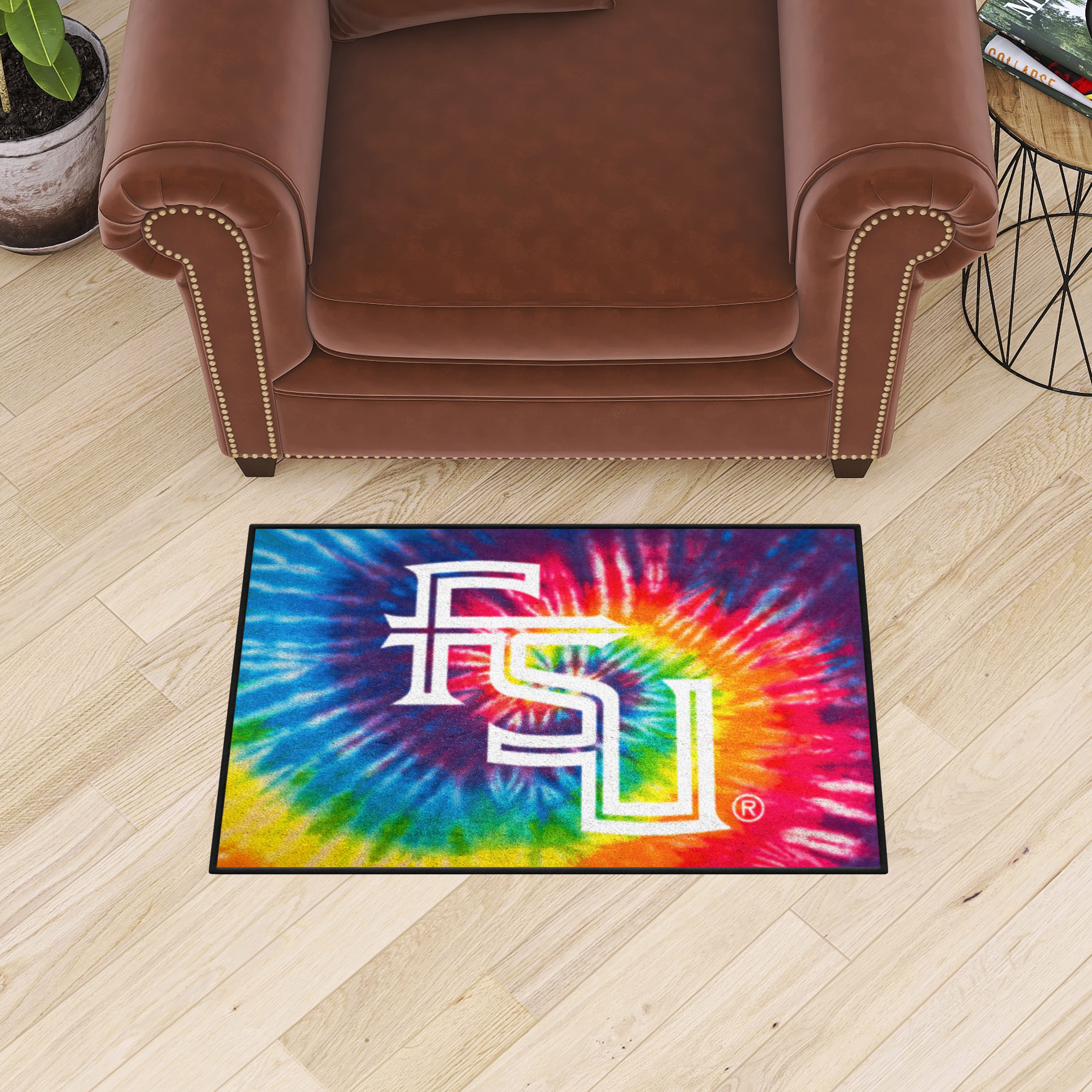 Florida State Seminoles Tie Dye Starter Doormat - 19 x 30