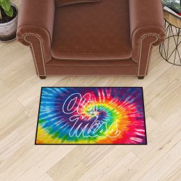 Ole Miss Rebels Tie Dye Starter Doormat - 19 x 30