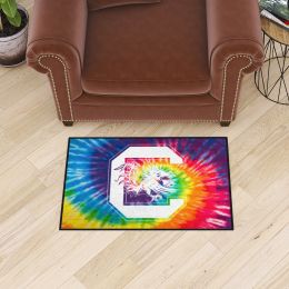 South Carolina Gamecocks Tie Dye Starter Doormat - 19 x 30