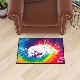 Arkansas Razorbacks Tie Dye Starter Doormat - 19 x 30