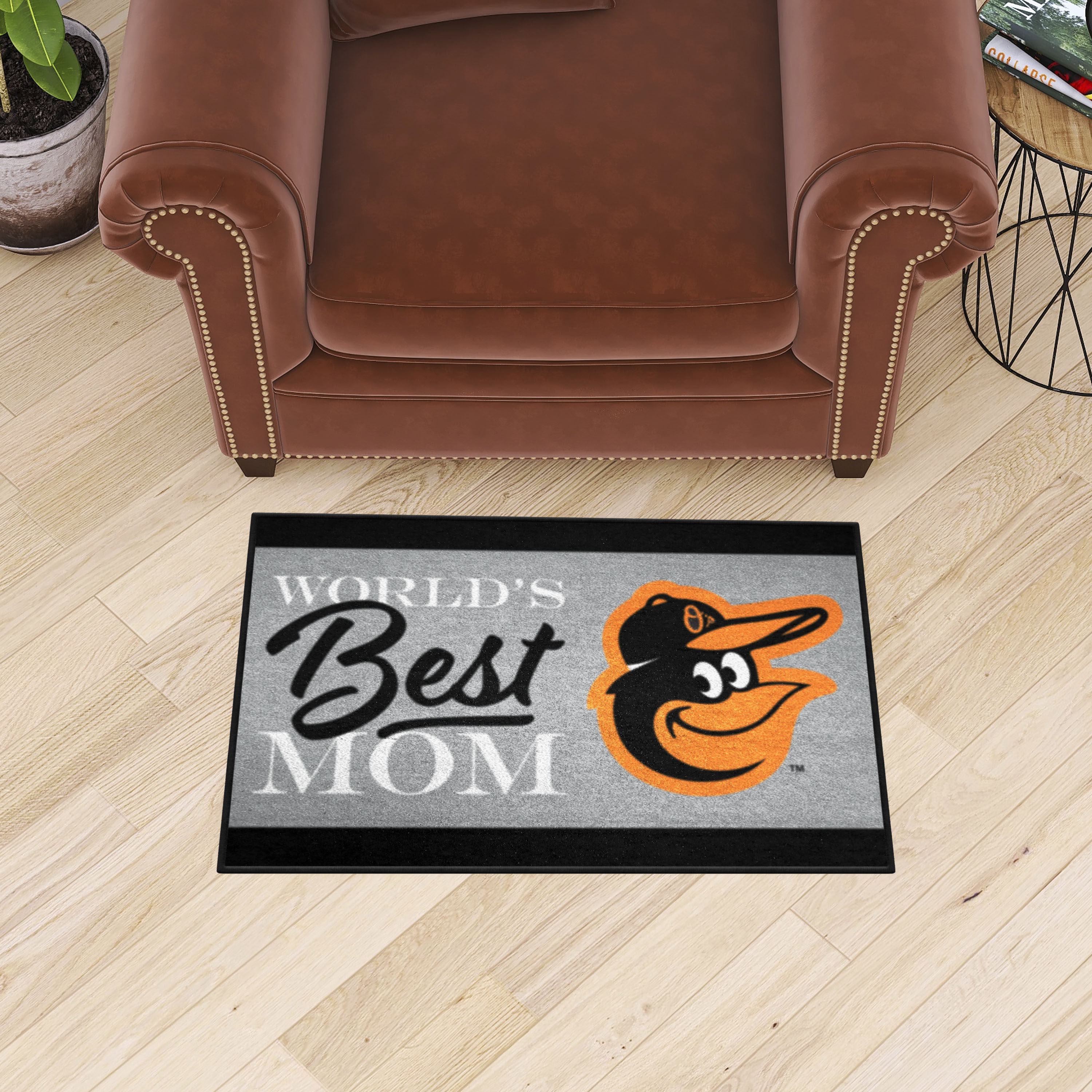 Baltimore Orioles World's Best Mom Starter Doormat - 19 x 30