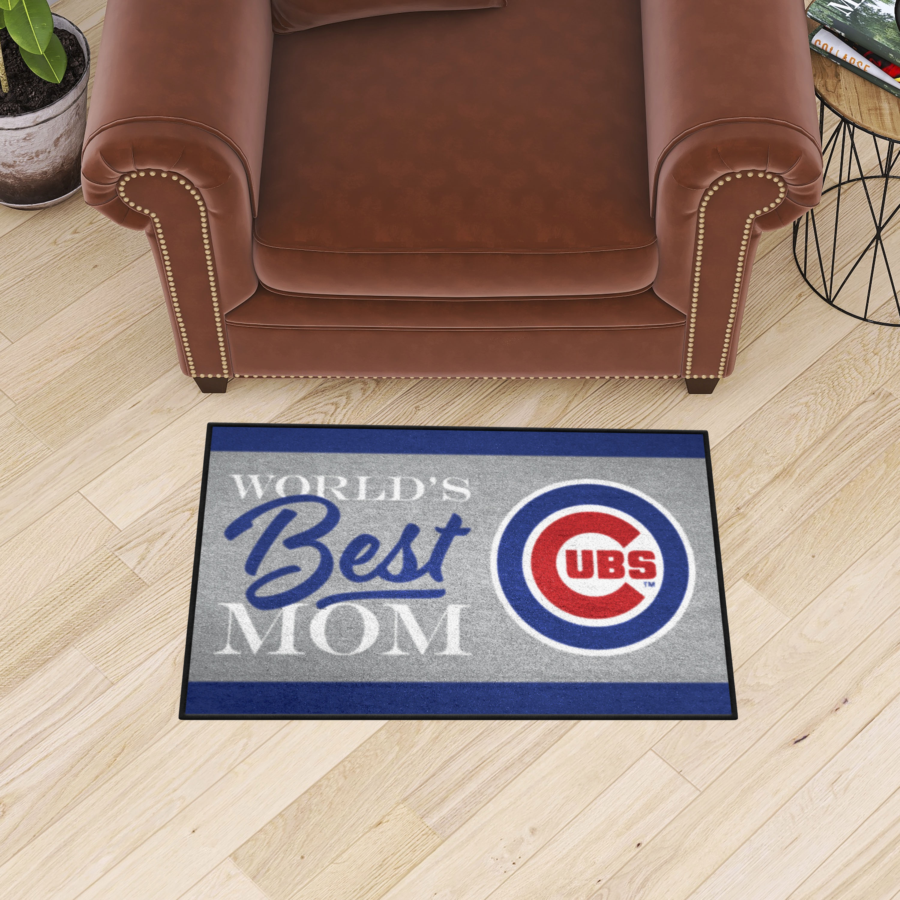 Chicago Cubs World's Best Mom Starter Doormat - 19 x 30
