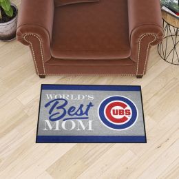 Chicago Cubs World's Best Mom Starter Doormat - 19 x 30