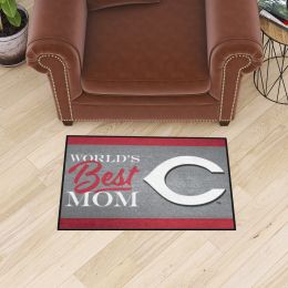 Cincinnati Reds World's Best Mom Starter Doormat - 19 x 30