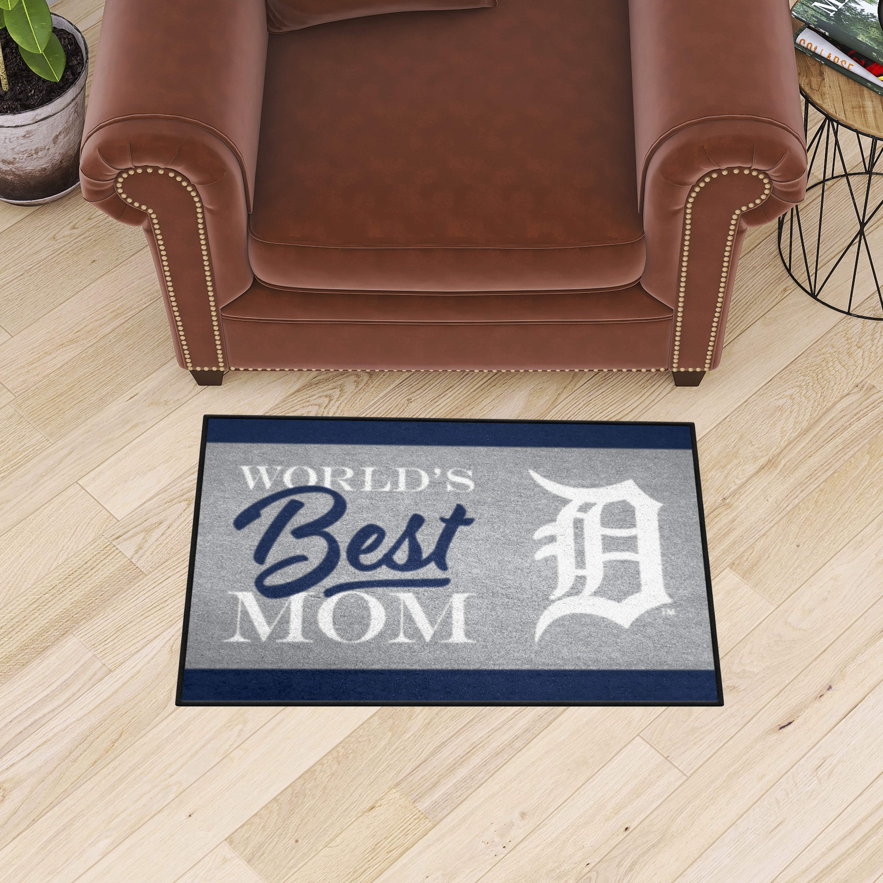 Detroit Tigers World's Best Mom Starter Doormat - 19 x 30
