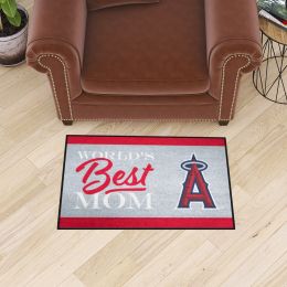 Los Angeles Angels World's Best Mom Starter Doormat - 19 x 30