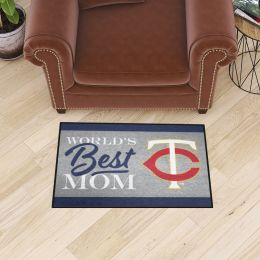 Minnesota Twins World's Best Mom Starter Doormat - 19 x 30