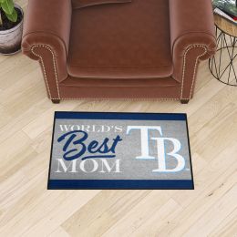 Tampa Bay Rays World's Best Mom Starter Doormat - 19 x 30