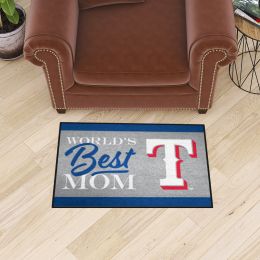 Texas Rangers World's Best Mom Starter Doormat - 19 x 30