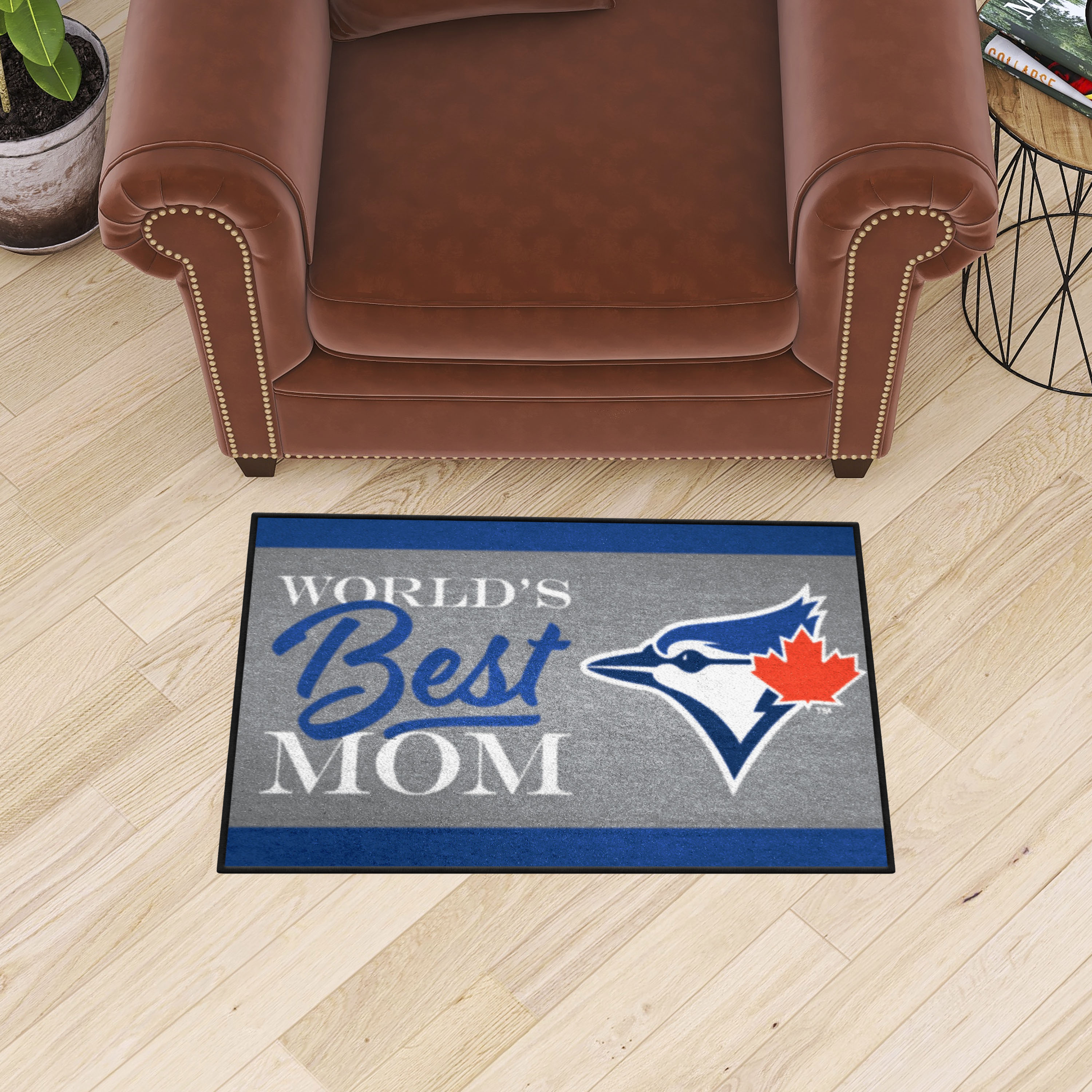 Toronto Blue Jays World's Best Mom Starter Doormat - 19 x 30