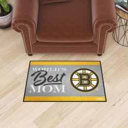 Boston Bruins World's Best Mom Starter Doormat - 19 x 30