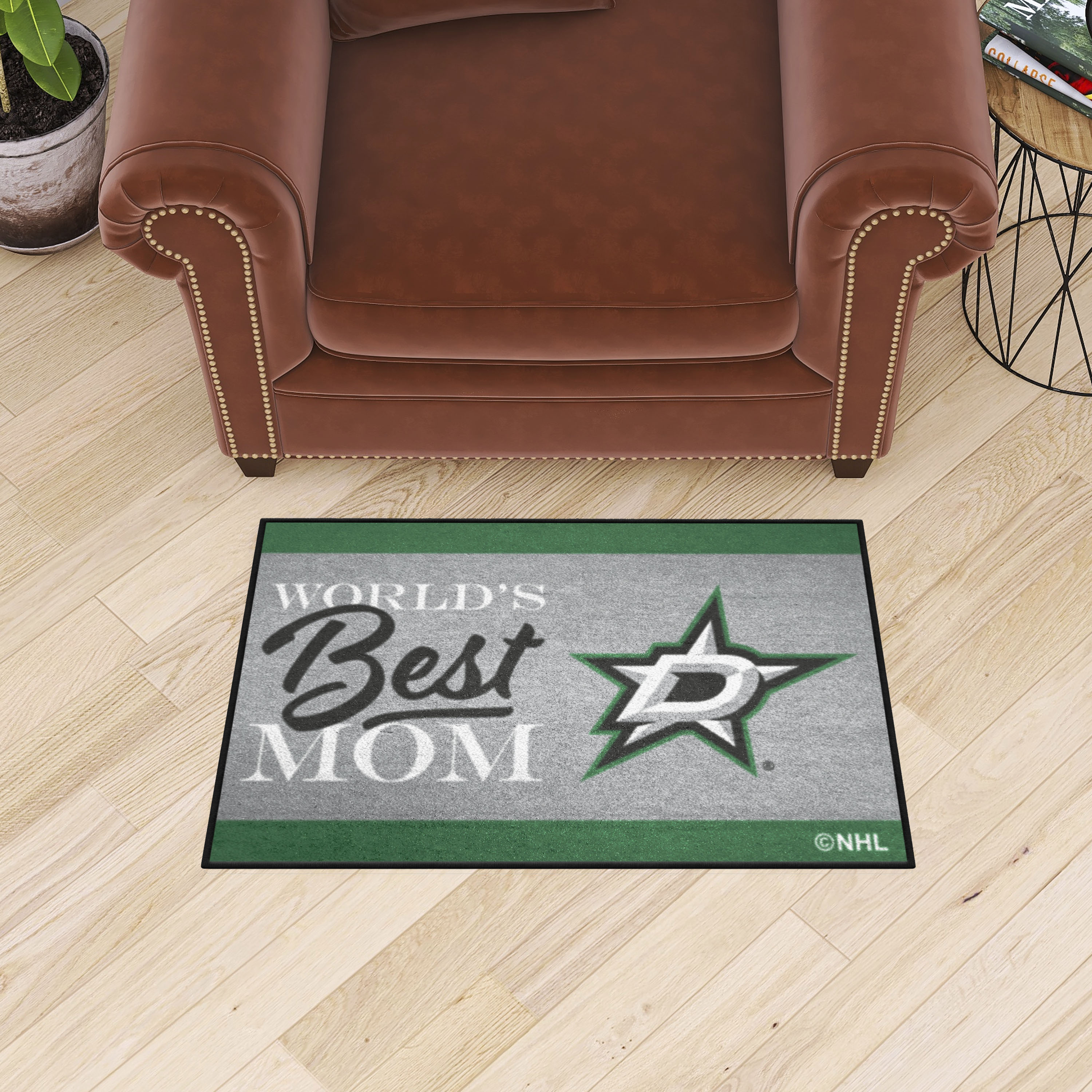 Dallas Stars World's Best Mom Starter Doormat - 19 x 30