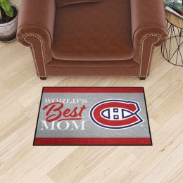 Montreal Canadiens World's Best Mom Starter Doormat - 19 x 30