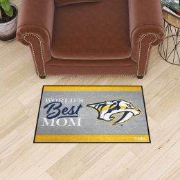 Nashville Predators World's Best Mom Starter Doormat - 19 x 30