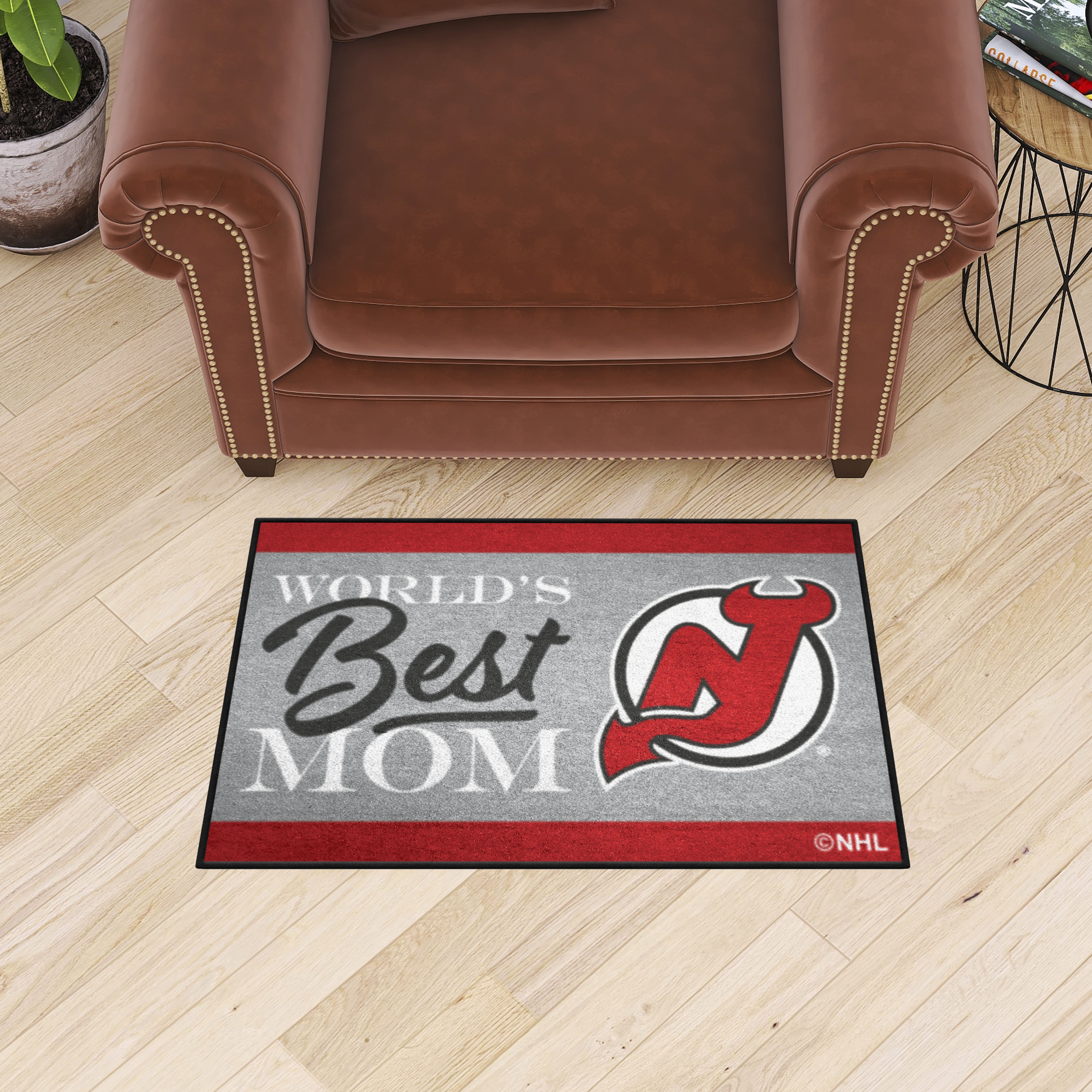 New Jersey Devils World's Best Mom Starter Doormat - 19 x 30