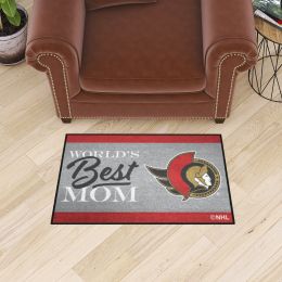Ottawa Senators World's Best Mom Starter Doormat - 19 x 30