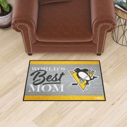 Pittsburgh Penguins World's Best Mom Starter Doormat - 19 x 30