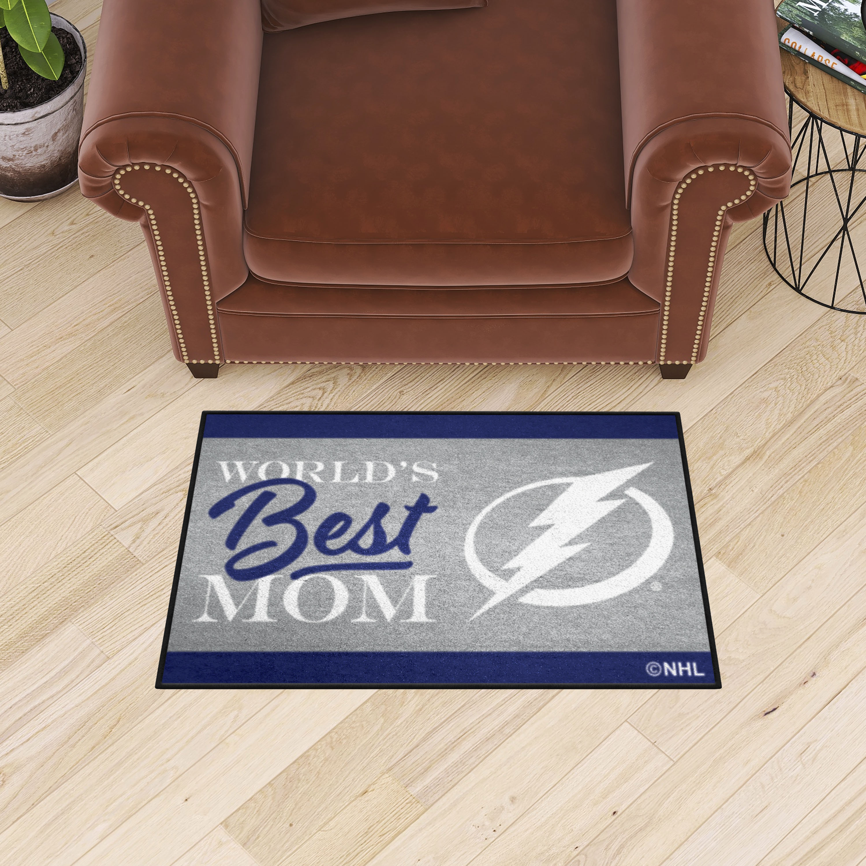 Tampa Bay Lightning World's Best Mom Starter Doormat - 19 x 30