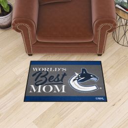 Vancouver Canucks World's Best Mom Starter Doormat - 19 x 30