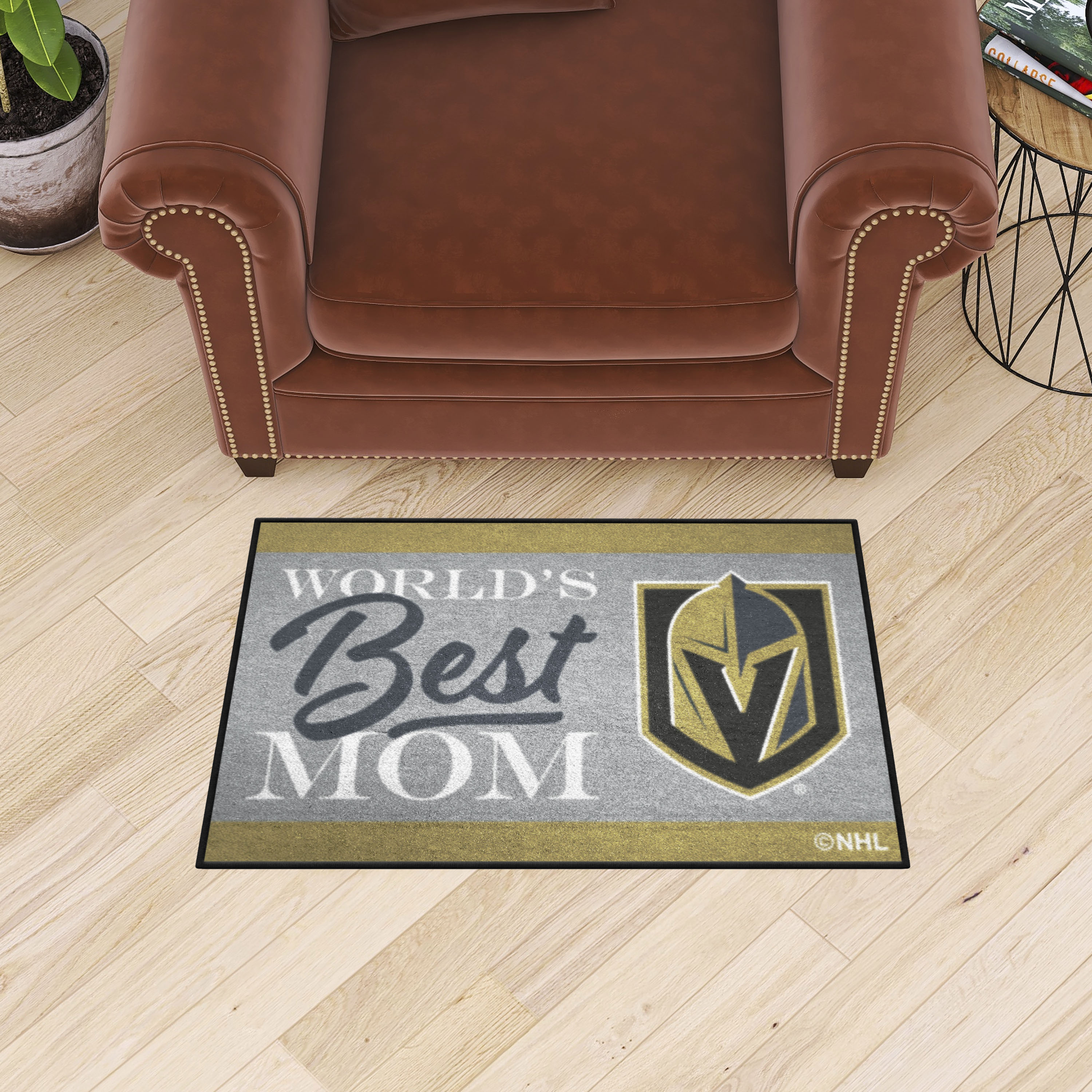 Vegas Golden Knights World's Best Mom Starter Doormat - 19 x 30