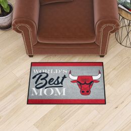 Chicago Bulls World's Best Mom Starter Doormat - 19 x 30