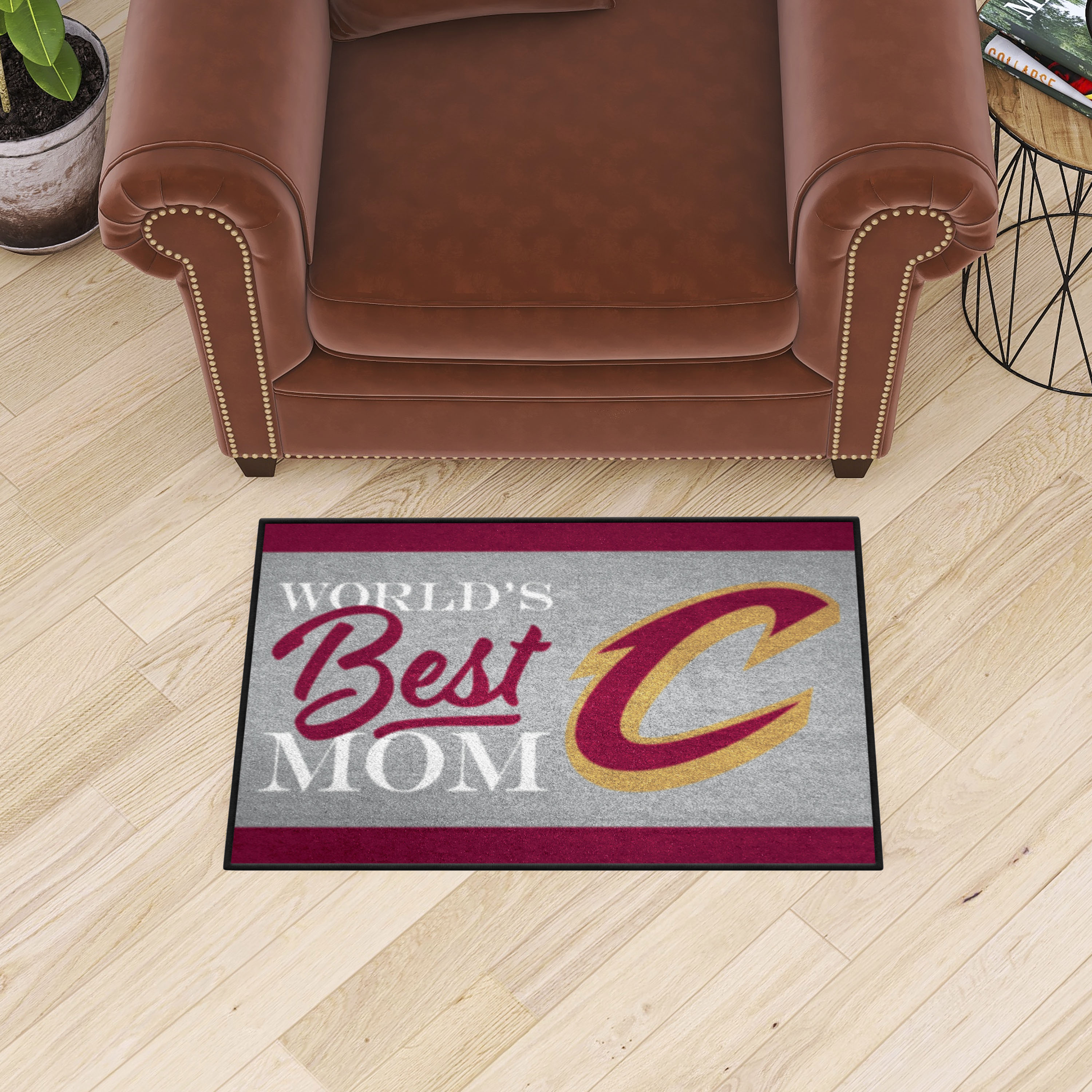 Cleveland Cavaliers World's Best Mom Starter Doormat - 19 x 30