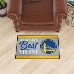 Golden State Warriors World's Best Mom Starter Doormat - 19 x 30