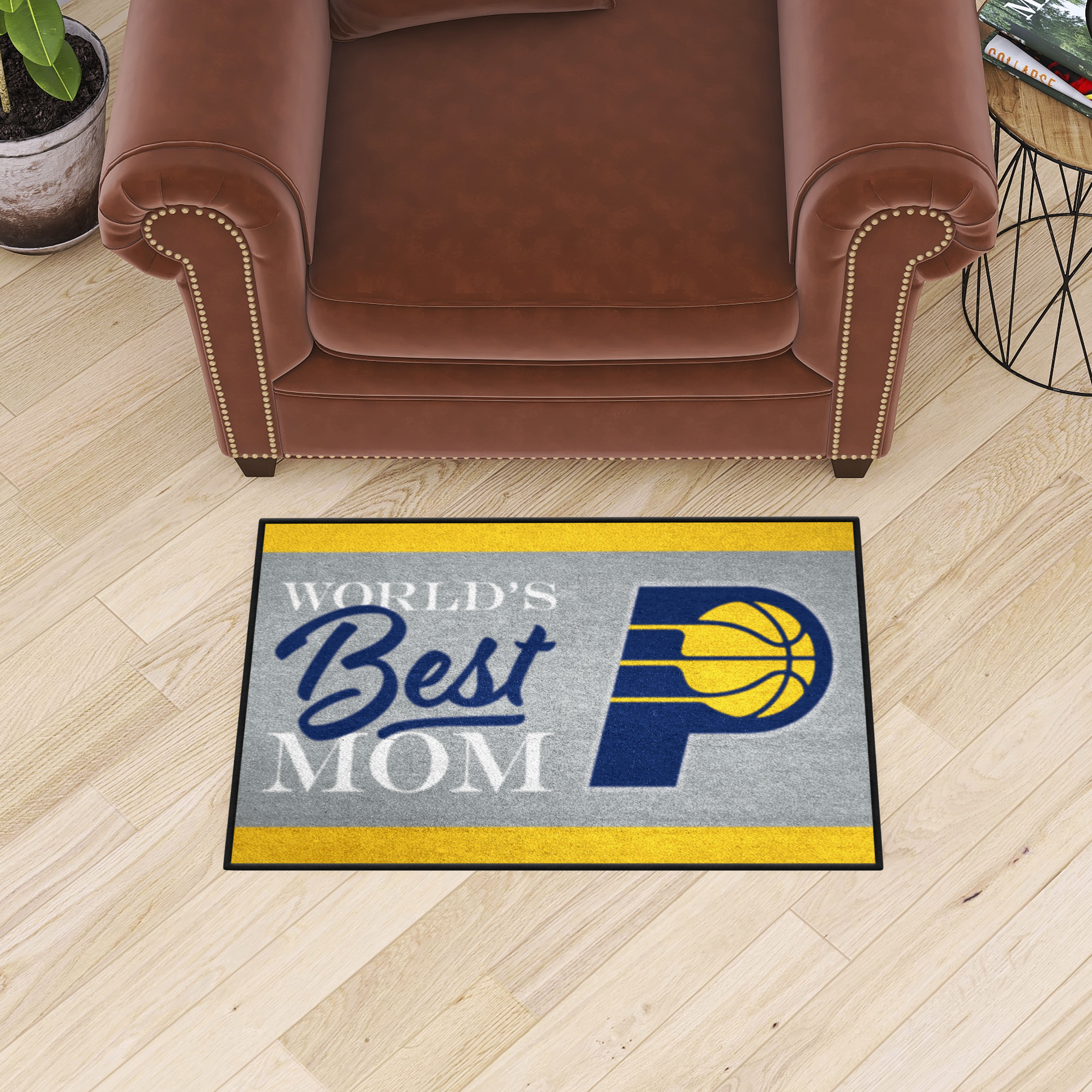Indiana Pacers World's Best Mom Starter Doormat - 19 x 30