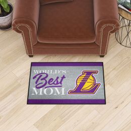 Los Angeles Lakers World's Best Mom Starter Doormat - 19 x 30