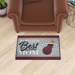 Miami Heat World's Best Mom Starter Doormat - 19 x 30