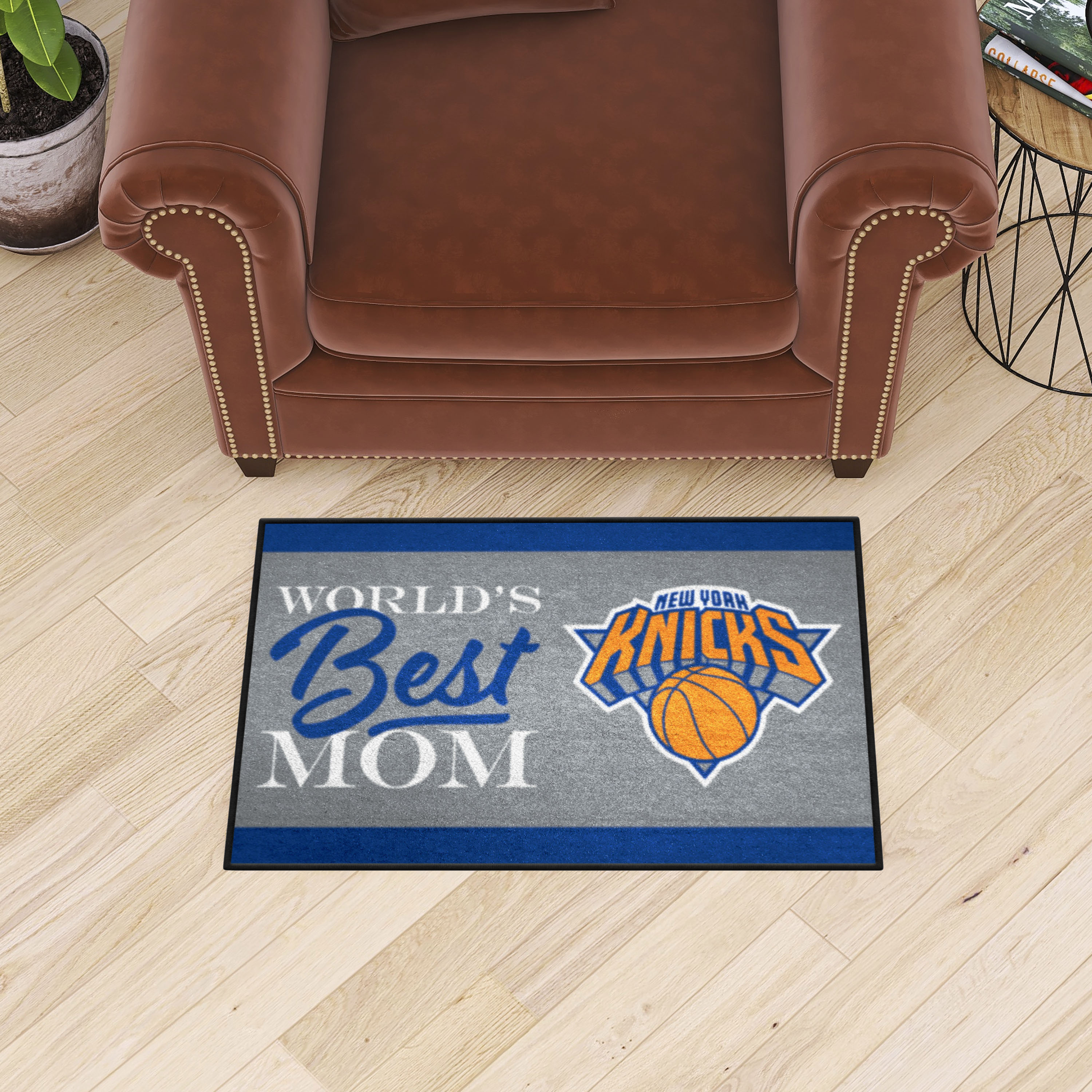New York Knicks World's Best Mom Starter Doormat - 19 x 30