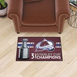 Colorado Avalanche Champion Starter Mat - 19 x 30