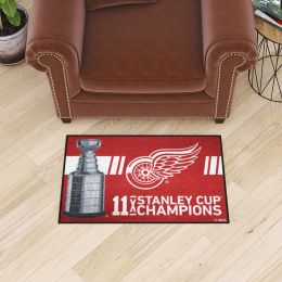 Detroit Red Wings Dynasty Starter Mat - 19 x 30