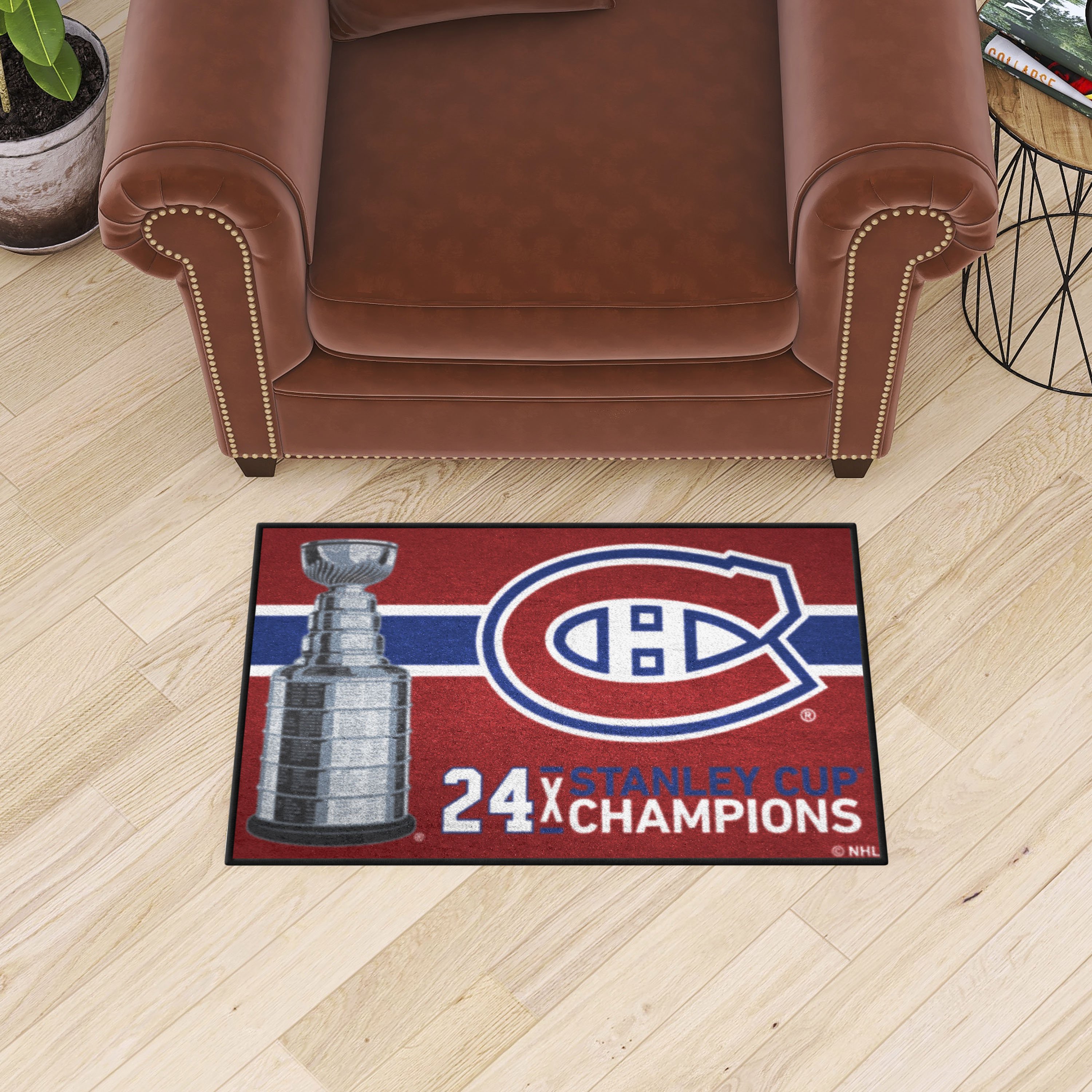 FANMATS NHL Montreal Canadiens Nylon Face All-Star Rug , 34"x45" : Sports Fan Area Rugs