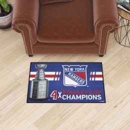 New York Rangers Dynasty Starter Mat - 19 x 30