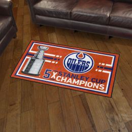 Edmonton Oilers Area Rug - Dynasty 3' x 5' Nylon