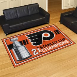 Philadelphia Flyers Area Rug - 5' x 8' Nylon