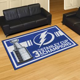 Tampa Bay Lightning Area Rug - 5' x 8' Nylon