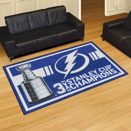 Tampa Bay Lightning Area Rug - 5' x 8' Nylon