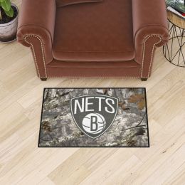 Brooklyn Nets Camo Starter Mat - 19 x 30