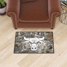 Chicago Bulls Camo Starter Mat - 19 x 30