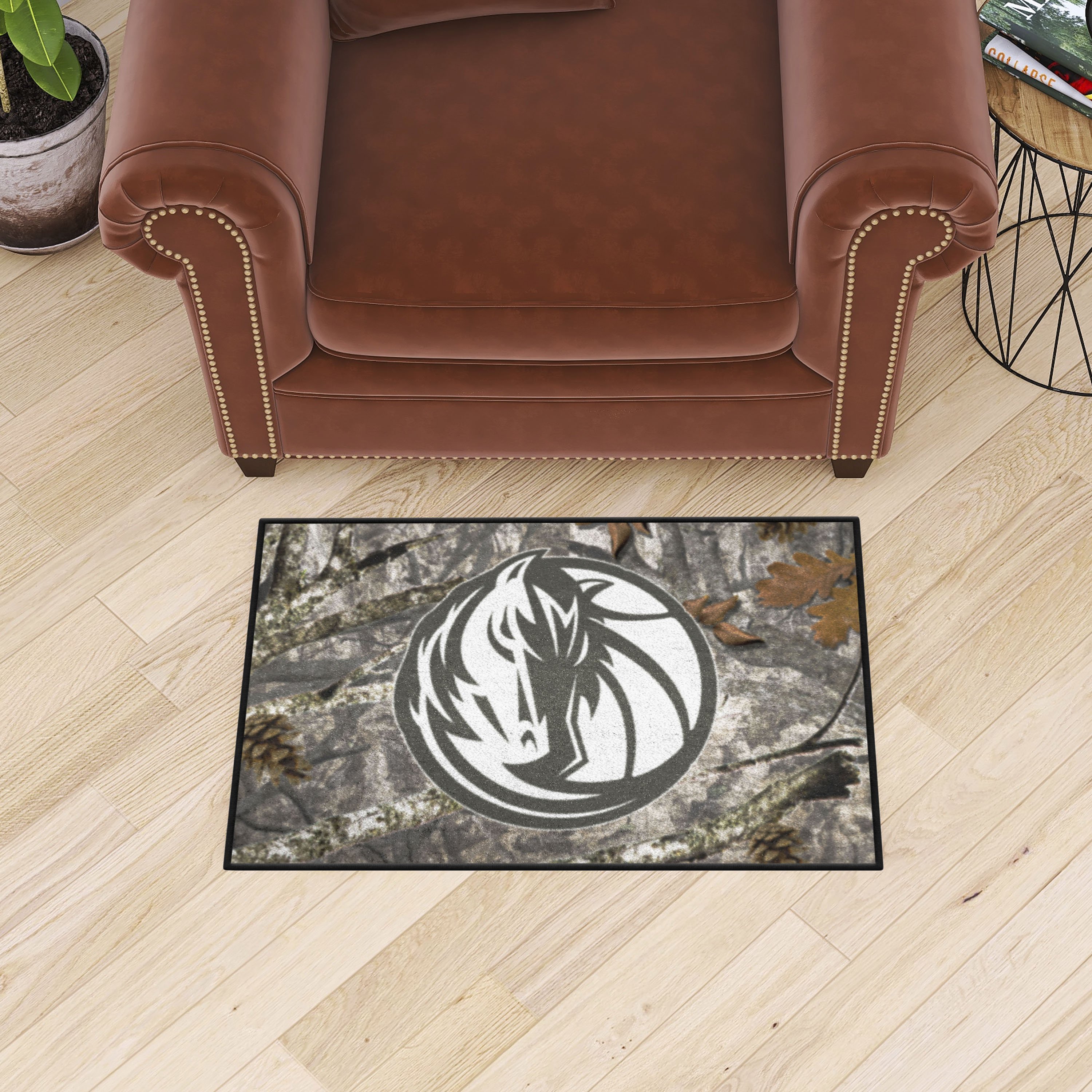 Dallas Mavericks Camo Starter Mat - 19 x 30