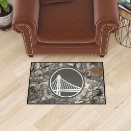 Golden State Warriors Camo Starter Mat - 19 x 30