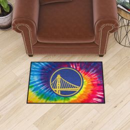 Golden State Warriors Tie Dye Starter Mat - 19 x 30