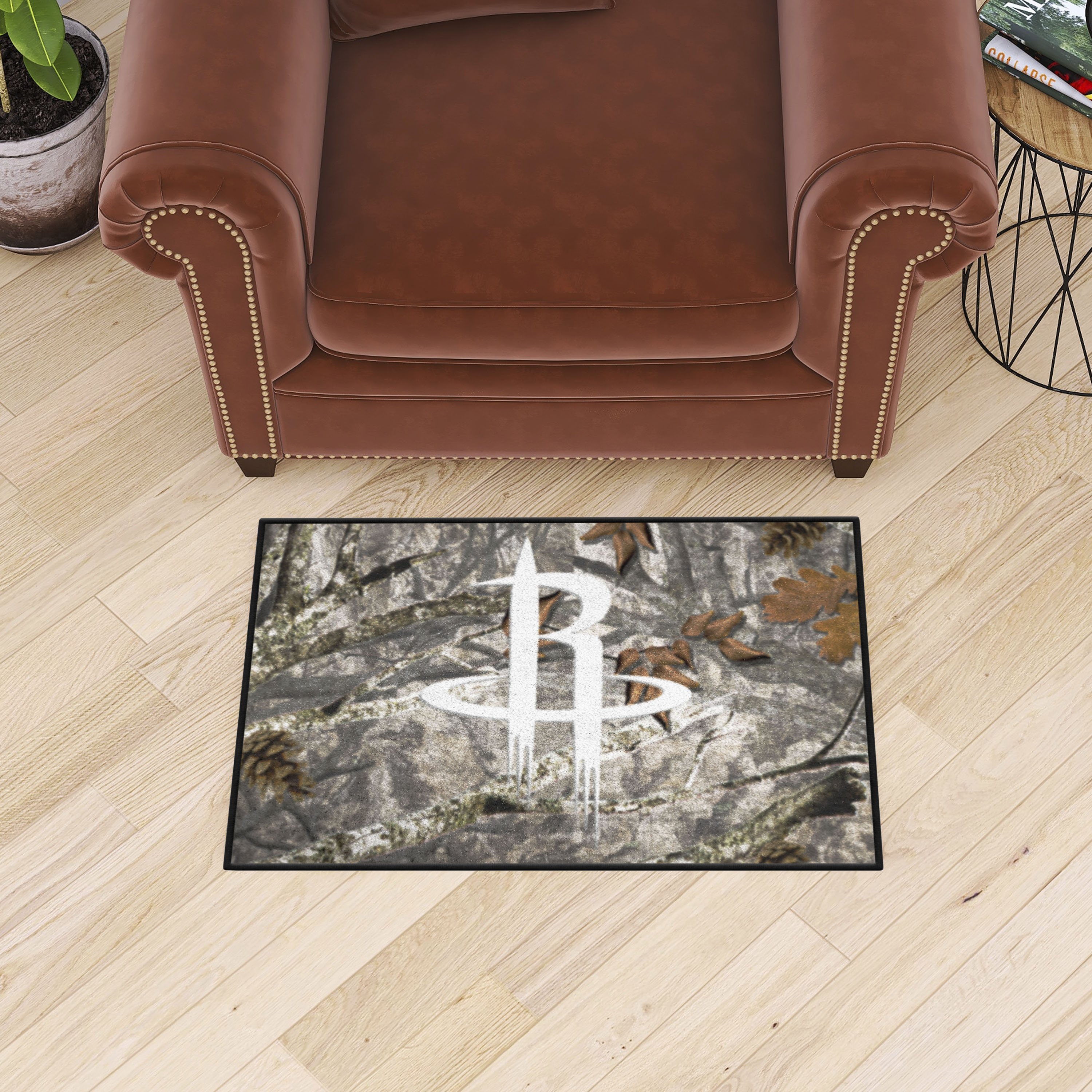 Houston Rockets Camo Starter Mat - 19 x 30