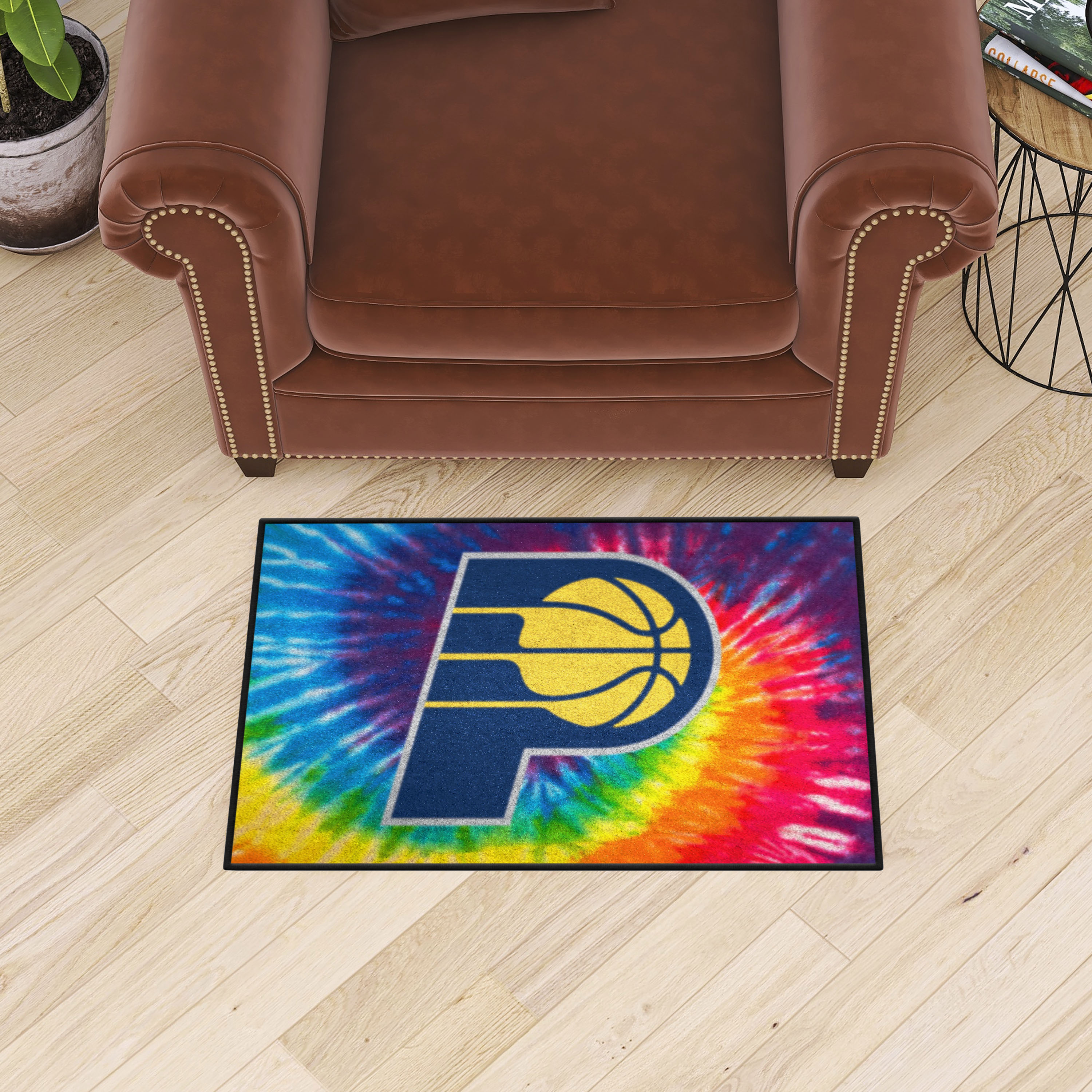 Indiana Pacers Tie Dye Starter Mat - 19 x 30