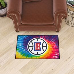 Los Angeles Clippers Tie Dye Starter Mat - 19 x 30