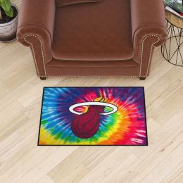 Miami Heat Tie Dye Starter Mat - 19 x 30