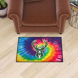 Milwaukee Bucks Tie Dye Starter Mat - 19 x 30